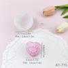 Amor AMOR Rosa BEIJO Molde de Silicone Dobra Açúcar Bolo Forma de Assar DIY Vela Gota Cola Enfeites Ferramenta de Moagem