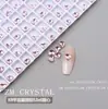 K9 novo super flash fundo plano rosa claro diamante para unha diamante rosa em formato de diamante quadrado oval adesivo de unha de amor joia de diamante