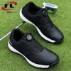 Direto da Fábrica Modelos Explosivos Sapatos de Golfe Masculinos Antiderrapantes Pregos Quebrados Sapatos Casuais Respiráveis Confortáveis Sapatos com Fivela de Botão