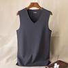 Chaleco Cálido Sin Costuras para Hombre Dejia Terciopelo Engrosado Ajustado Camiseta Base Elástica Calentamiento Otoño e Invierno Ropa Interior Chaleco Top