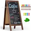 Placa Publicitária Dupla Face Comercial Transfronteiriça Quadro Negro Outdoor Suporte Criativo Tipo Quadro Negro Placa de Publicidade Manuscrita Venda por Atacado