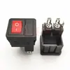 Enchufe de alimentación AC dos en uno C14 palabra 8 palabra DB enchufe de entrada para electrodomésticos tipo tarjeta IEC interruptor de doble cinturón de seguridad