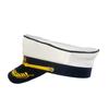 Sombrero de Capitán Bordado Náutico para Hombre Sombrero de Marinero Espiga de Trigo Ancla Estilo Marino Nuevo Sombrero de Tripulación