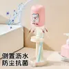 Soporte de Pared para Cepillo de Dientes Infantil de Dibujos Animados y Vaso para Enjuague Bucal, Estante para Cepillos de Dientes sin Taladro, Set de Vaso para Lavar Montado en Pared