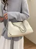Bolsa de Grande Capacidade para Mulheres 2026 Nova Bolsa Transversal com Corrente Tendência com Toque de Luxo, Bolsa de Ombro Tote de Luxo Discreto