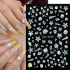 Belleza Total Transfronterizo Nuevas Pegatinas para Uñas Verano Coloridas Aurora Océano Estrella de Mar Concha Caracola Pegatinas