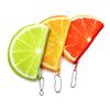 Porta-moedas de fruta simulação bolsa de chaveiro bolsa de moeda criativa mini bolsa de couro PU de desenho animado bolsa de cosméticos