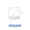 Caixa Organizadora de Armário Desktop Lanches Diversos Organizador Cesta de Armazenamento Transparente Caixa de Armazenamento Retangular de Cozinha Abertura Inclinada para Dentro do Armário