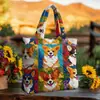Modelo Nuevo 2026 Bolso de Hombro Acolchado de Algodón con Estampado Digital 3D de Moda para Tiendas Independientes Transfronterizas