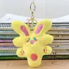 Lindo Bufanda Azul Marino Pato Peluche Colgante Llavero Decoración para Bolso de Pareja Muñeca Juguete Pequeño Juguete de Peluche