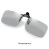 Óculos de Sol Polarizados com Clip-On em Estoque para Homens e Mulheres, Adequados para Motoristas, Óculos de Grau, Proteção UV, Protetor Solar, Clip-On de Óculos de Sol Flip-Up