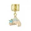 Pulsera con Colgante de Collar para Módulo Cruzado, Colgante de Pulsera Estilo Italiano con Lazo y Estrella, Adornos, Accesorios