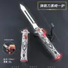 Jogo Anime Kurosaki Icho 22cm Faca Bomba Saltadora Molde Liga de Zinco Adereços Artesanato Brinquedos Sem Lâmina