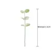 Folha de Eucalipto Pe Pequeno Galho Único Flor Artificial Fabricante Decoração de Casa Rosa Parede Flor Falsa Ins Buquê de Casamento