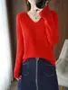 Suéteres de Punto Nuevos para Otoño e Invierno 2025 para Mujer Transfronterizos Sueltos Talla Grande Tops Jersey Suéteres de Punto Suéteres para Fondo