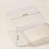 Caja de almacenamiento de borla de algodón para polvo de algodón con forma de gota de agua grande de uva Ermu XL100 puntos cuatro piezas base de aire plana polvo suelto material de embalaje cpb