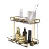 Tocador de Lujo Ligero Estante de Almacenamiento de Cosméticos Lavabo de Baño Inodoro Tocador Almacenamiento de Doble Capa de Escritorio de Lujo Ligero