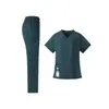 Uniformes Médicos, Uniformes de Enfermera Bucal, Pantalones Largos de Manga Corta de Verano, Uniformes Finos Lavables de Secado Rápido para Enfermeras de Hospital para Hombres y Mujeres