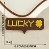 Ventas Directas de Fábrica Galletas de Chocolate Originales de Dibujos Animados Letras Inglesas Accesorios Decorativos DIY para Ropa Pegatinas de Tela para Planchar