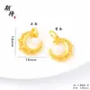 Retención de Color Fuerte Accesorios Dorados de Arena Antigua Vietnamita Colgante de Gato Kitty con Lazo Luna de Perla Palabra de Bendición Colgante de Calabaza