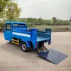 Caminhão de Lixo com Porta-Malas Hidráulico Elétrico, Veículo Multifuncional de Transporte de Lixo, Opera Suavemente, Saneamento Municipal