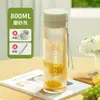 Copo de plástico para homens e mulheres Estudantes Casal Super Grande Capacidade Copo de Água Resistente a Quedas Simples Esportes Estilo Coreano Copo Casual Alto Valor de Cor
