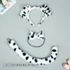 Dalmatian Ear Hairband Spot Plush Simulação Beast Ear Live Comic Show Performance Props Cartoon Headwear Acessórios para o cabelo