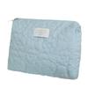 Bolsa de Maquillaje Nubes Acolchadas Color Crema Alto Valor de Belleza Corazón de Niña Portátil Almacenamiento de Maquillaje de Mano Bolsa de Lavar Gran Capacidad
