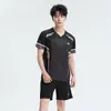 Traje de Uniforme de Voleibol para Hombres y Mujeres, Ropa Deportiva de Voleibol de Manga Corta, Uniforme Profesional Transpirable de Secado Rápido para Equipo de Partido de Voleibol con Estampado y Número
