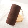 Cuerda de 4 mm con alma de color fabricantes cordón de amarre bolsa hecha a mano para bricolaje tapiz tejido