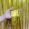 Cortina de lluvia brillante transfronteriza 1M x 2M para vacaciones, escenario, fiesta, boda, hogar, diversas ocasiones, arreglo de decoración de cumpleaños