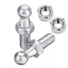 2 Peças de Parafusos com Cabeça Esférica de 10mm, Amortecedor a Gás de Carro, Haste de Suporte de Mola a Gás, Assento de Cabeça Esférica, Adaptador de Parafuso de Cabeça Esférica