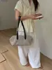 Bolsa Tote de Lona e Couro Novo Estilo 2026 Xiajia, Bolsa Feminina de Alta Qualidade, Bolsa de Ombro de Grande Capacidade, Bolsa para Computador Estilo Coreano