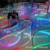 Nova Tira de Luz Luminosa Flexível Deformável Translúcida Pintura Dupla Face Decoração de Teto Fundo Escada Espiral Lustre Fita
