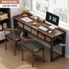 Mesa de Entrenamiento, Mesa Larga, Mesa Estrecha Montada en la Pared, Escritorio Doble, Escritorio de Estudio en Casa para Estudiantes, Escritorio para Computadora, Escritorio de Oficina, Mesa Larga Estrecha