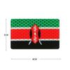 Países Africanos Sudáfrica Egipto Kenia Congo Nigeria Angola Brazalete de Bandera Sello de Velcro de Bandera
