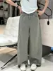 Jeans de cintura alta e perna larga para mulheres, novo estilo primavera e outono 2026, calças retas soltas, emagrecimento, com caimento, calças compridas até o chão