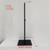 Base para Maniquí de Medio Cuerpo, Soporte de Hierro Dorado y Plateado, Accesorios para Poste, Plataforma de Acero Inoxidable, Base Cuadrada y Redonda