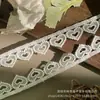 Em estoque Novo Lolita Bordado Solúvel Em Água Lace Leite Seda Único Lado Flor Onda Lace Lace Código De Barras