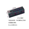 Tira Larga de Aluminio Agujero para Tornillo M4 Junta Móvil Sujetador Conector de Barra de Aluminio de 4 Agujeros M3 Junta de Bastidor de Puente Fijación de Competición