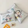 Funda de almohada de seda de hielo para niños Clase A Pieza única 30X50 Verano Guardería Bebé Funda de almohada refrescante A prueba de sudor Cubierta interior para núcleo de almohada