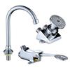 Grifo Plano Accionado por Pedal para Lavabo y WC, Pedal de Pie, Venta al por Mayor del Fabricante, Grifo Accionado por Pedal para Uso Hospitalario