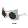 Gafas de Sol Polarizadas de Silicona con Dibujos Animados para Niños y Niñas, Gafas de Sol Lindas, Anti-UV, Gafas de Sol de Sombrilla a la Moda