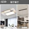 Lámpara de Techo para Sala de Estar Nórdica Lámpara Moderna Simple de Estilo Geométrico Lámpara de Restaurante para Celebridades de Internet Lámpara de Estudio Lámpara de Dormitorio Cálida Francesa