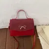 Bolsa de Ombro Único Transversal Quadrada Pequena Nova Elegante com Laço de Alto Valor Fashion Simples Versátil Primavera/Verão 2026