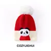 Nuevos Sombreros de Otoño e Invierno Estilo Coreano para Niños y Niñas, Lindos Sombreros de Oruga de Dibujos Animados a Prueba de Viento y Cálidos con Protección para los Oídos para Bebés
