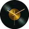 Relógio de parede de vinil CD record para vendas diretas transfronteiriças para sala de estar em casa, relógio de parede decorativo criativo, relógio de vidro temperado