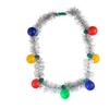 Decoraciones Navideñas Cool Lyster Bola Collar de Cabello Accesorios de Fiesta Collar Brillante
