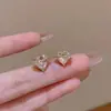 Los Mismos Pendientes de Corazón de Amor Que Son Populares en Amazon en Europa y América, Nuevos Pendientes de Girasol Dorados Transfronterizos, Pendientes Elegantes y Versátiles
