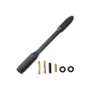 Antena de coche modificada de venta caliente transfronteriza antena universal suministros modificados para vehículos todoterreno antena de aleación de aluminio negra